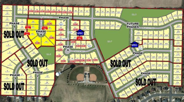Kettle Creek North lots for sale for single family homes in Verona, Wisconsin.