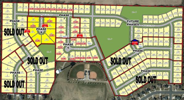 Kettle Creek North lots for sale for single family homes in Verona, Wisconsin.