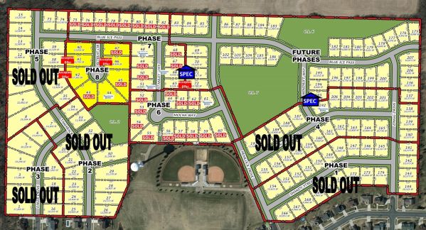 Kettle Creek North lots for sale for single family homes in Verona, Wisconsin.