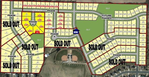 Kettle Creek North lots for sale for single family homes in Verona, Wisconsin.