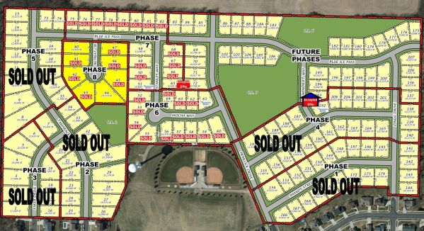 Kettle Creek North lots for sale for single family homes in Verona, Wisconsin.