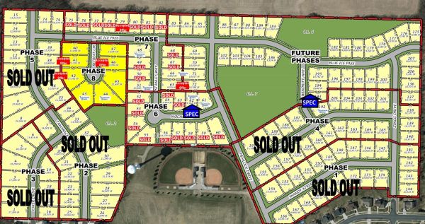 Kettle Creek North lots for sale for single family homes in Verona, Wisconsin.